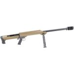BARRETT MODEL 99 BOLT ACTION RIFLE .50 BMG 32-INCH HEAVY BARREL SINGLE SHOT TAN