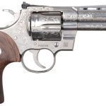 COLT FIREARMS PYTHON STAINLESS ENGRAVED .357 MAG / .38 SPC 4.25" BARREL 6-ROUNDS