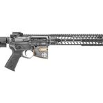 SPIKES TACTICAL RARE BREED CRUSADER DISTRESSED GRAY 5.56 14.5" BARREL NO MAGAZINE WITH MAGPUL CTR STOCK