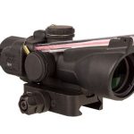 TRIJICON ACOG 3X24MM DUAL ILLUMINATED RED HORSESHOE/DOT 7.62X39/123 GRAIN INCLUDES Q-LOC MOUNT