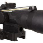 TRIJICON COMPACT ACOG 3X30 RIFLE SCOPE ILLUMINATED AMBER CHEVRON .223/62GR. W/ MOUNT