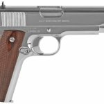 COLT FIREARMS 1911 GOVERNMENT STAINLESS .45 ACP 5" BARREL 7-ROUNDS REDWOOD GRIPS