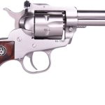 RUGER SINGLE SIX CONVERTIBLE STAINLESS / WOOD .22 LR / .22 MAG 4.625-INCH 6RDS