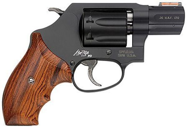 Smith & Wesson 351 PD 22 Magnum 1.9" Barrel Wood Grip Matte Black 7rd