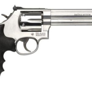 Smith & Wesson 686 Distinguish Combat 357 Mag/38 Spec 6" 6rd Adjustable White Outline/Red Ramp SS