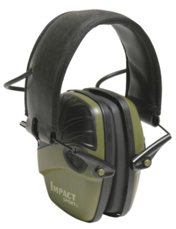 Howard Leight Impact Sport OD Green Electronic Earmuffs