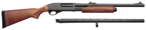 Remington 870 Exprs Super Mag Combo Pump 12 Gaa 26/20 3.5/3 Wood Stock Black