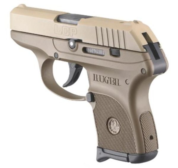 Ruger LCP 380acp Full Flat Dark Earth 2.75" Barrel 6rd Mag