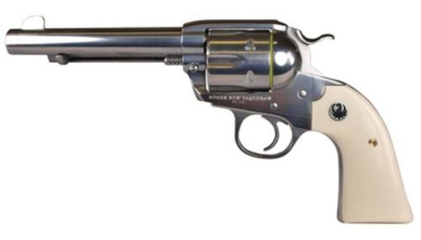 Ruger New Vaquero Bisley .45 Colt 5.5" Barrel High Gloss SS Finish 6rd