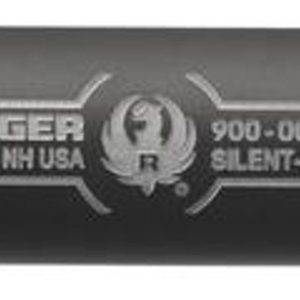 Ruger Silent-SR 22LR Silencer Titanium 1/2x28 Black Cerakote Finish