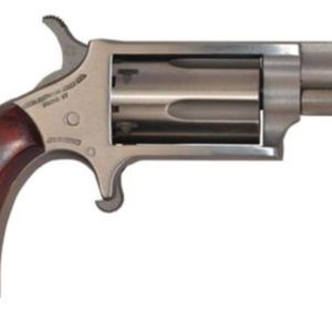 NAA 22 Mag Mini Mag Revolver 1.62" 5rd Rosewood Grip Stainless