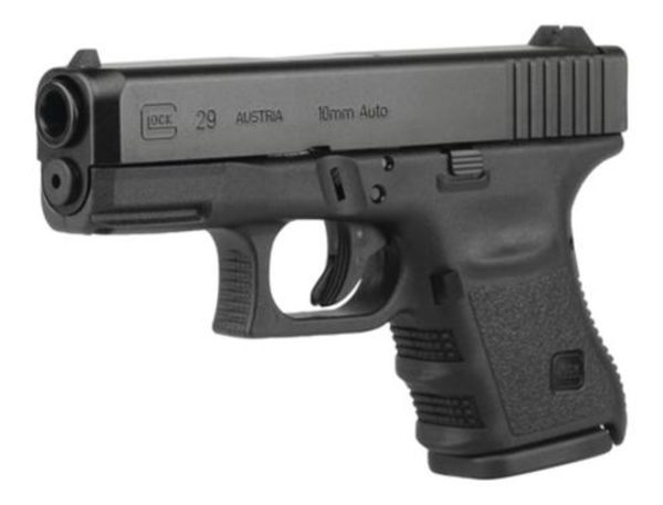 Glock G29 Gen4 10MM 3.78 Inch Barrel Black Fixed Sights 10 Round Mag