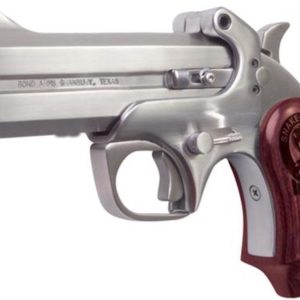 Bond Arms Snake Slayer IV .45 Colt/410 4.25" Barrel SS Satin Finish Extended Rosewood Grips 2 Shot