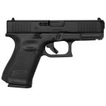 Glock 19 Gen5 Front Serrations 4in Black nDLC Pistol - 10+1 Rounds