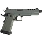 Tisas USA 1911 Night Stalker Double Stack SF 5.55in Cerakote Platinum Grey Pistol - 17+1 Rounds
