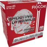 Fiocchi ammo, 20 gauge ammunition, bulk shotgun shells, Glock compatible ammo, shooting dynamics, hunting ammo, target practice rounds