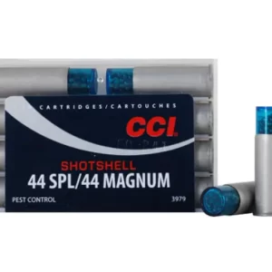 CCI shotshell ammo, 44 special ammunition, 140 grain lead shot, bulk ammo, pest control ammo, target practice ammo