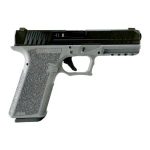 Polymer80 PFS9, 9mm pistol, grey handgun, complete pistol, semi-auto firearm, self-defense gun, target shooting, Polymer80 brand, P80 pistol