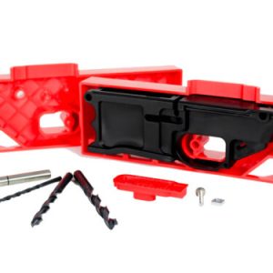 Polymer80 80% lower receiver, LR-308 jig kit, DIY firearm build, polymer lower receiver, custom rifle parts, gunsmithing tools, 80% lower kit