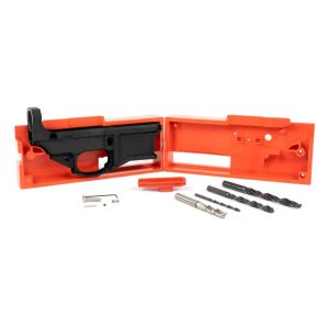 Polymer80 AR-15 80% lower receiver, jig kit, DIY AR build, no FFL required, firearm components, custom rifle build