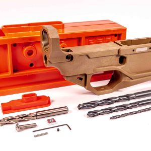 RL556v3, 80% AR-15 lower, Flat Dark Earth, unfinished receiver, DIY firearm build, AR-15 parts, custom rifle, Polymer80