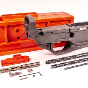 RL556v3 80% lower, AR-15 gray lower, unfinished AR receiver, DIY firearm build, 80% lower receiver, AR-15 build kit, gray AR lower, Polymer80 RL556v3